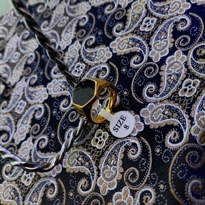 18K Gold Plated Ring Size 8